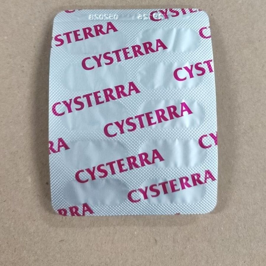 Cysterra kapszulák és doboz, rendelésre készen